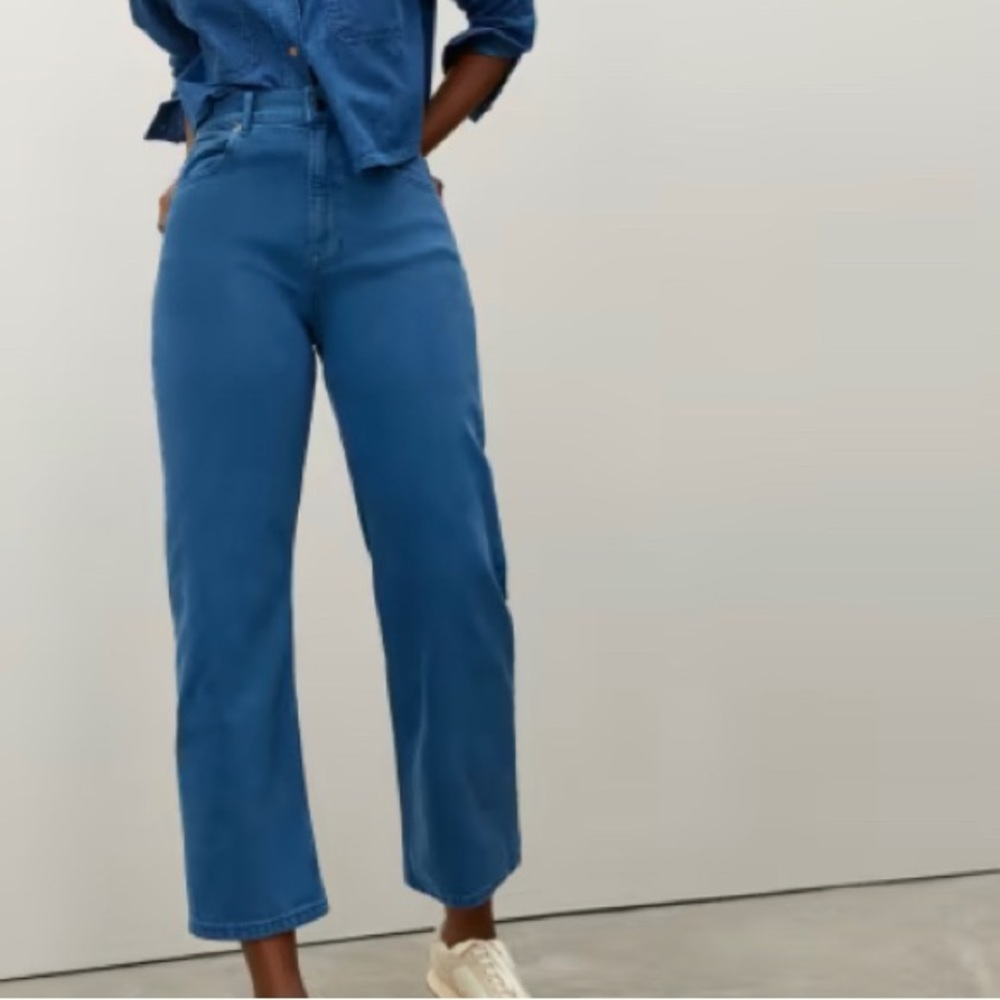 Everlane Way-High Jean in Retro Blue